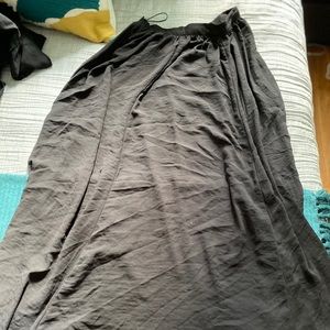 H&M black maxi skirt